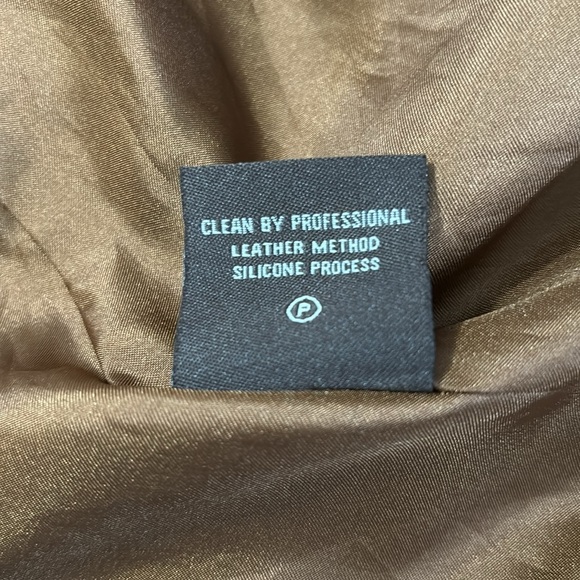 CHI By Faichi Brown Suede Stud Boho Leather Brown Jacket Size Large - Picture 6 of 8